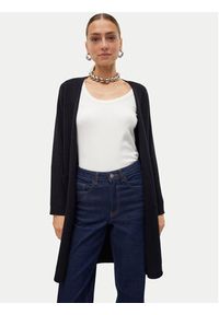 Vero Moda Kardigan Vmsaba 10309316 Czarny Regular Fit. Kolor: czarny. Materiał: wiskoza #4