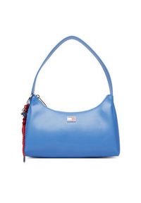 Tommy Jeans Torebka Tjw City Charm Shoulder Bag AW0AW18458 Niebieski. Kolor: niebieski. Materiał: skórzane #5