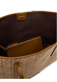 Calvin Klein Torebka Emblem Aop Jacquard LV04F3750G Khaki. Kolor: brązowy #3