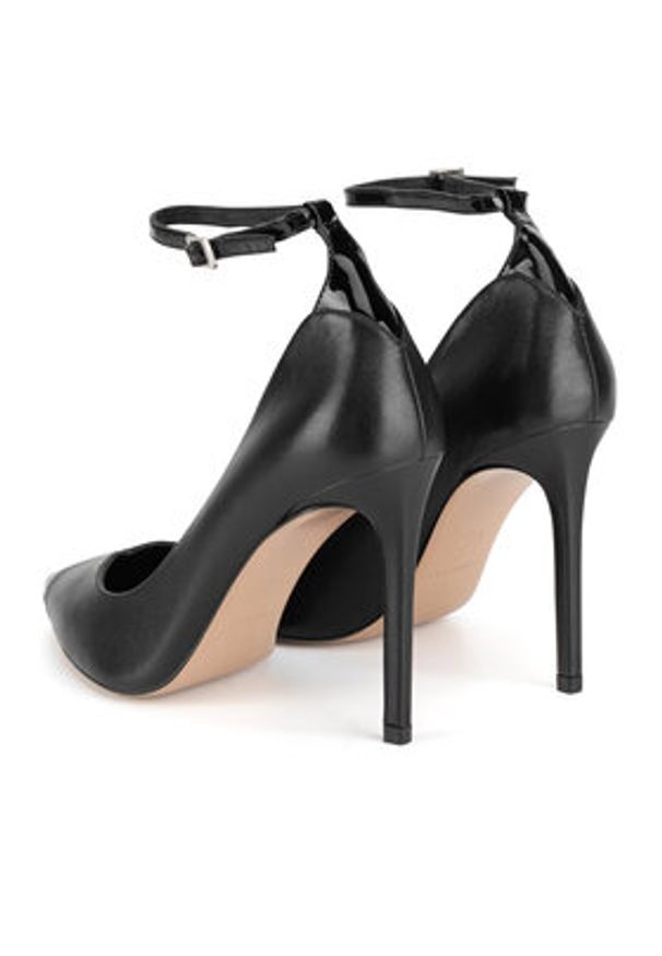 Eva Minge Szpilki OLIVIA-V-375-121-1 Czarny. Kolor: czarny. Materiał: skóra. Obcas: na szpilce