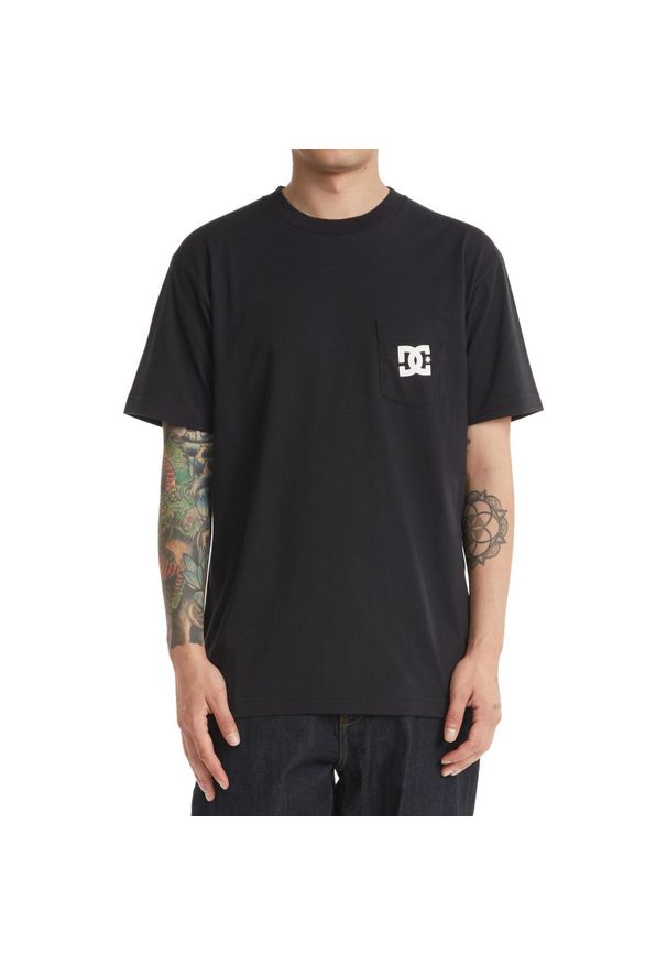 DC Shoes - Koszulka dla Mężczyzn DC STAR Czarny. Kolor: brązowy, biały, zielony, wielokolorowy. Materiał: materiał, bawełna. Sport: skateboard