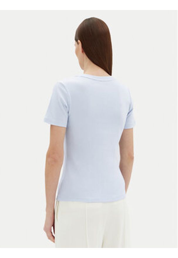 TOMMY HILFIGER - Tommy Hilfiger T-Shirt New Cody WW0WW40584 Błękitny Slim Fit. Kolor: niebieski. Materiał: bawełna