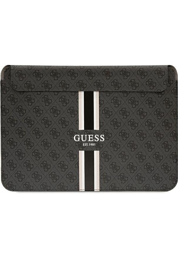 Etui Guess Etui Guess Sleeve GUCS16P4RPSK 16 cali czarny/black 4G Printed Stripes. Kolor: czarny