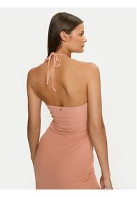 Roxy Sukienka letnia Late Sunset ERJKD03467 Pomarańczowy Slim Fit. Kolor: pomarańczowy. Materiał: syntetyk. Sezon: lato #5