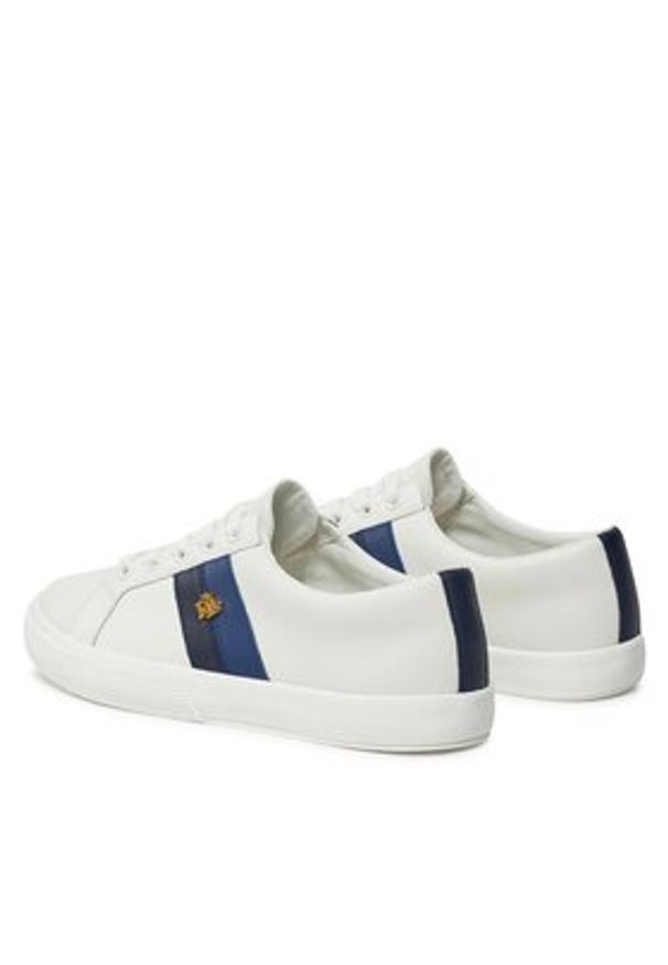 Lauren Ralph Lauren Sneakersy Janson II 802925365002 Biały. Kolor: biały. Materiał: syntetyk, skóra