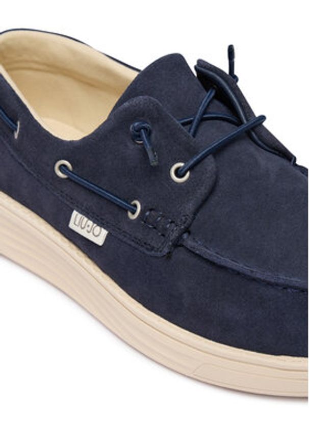 Liu Jo Półbuty 7B5007 PX002 Granatowy. Kolor: niebieski. Materiał: skóra, zamsz