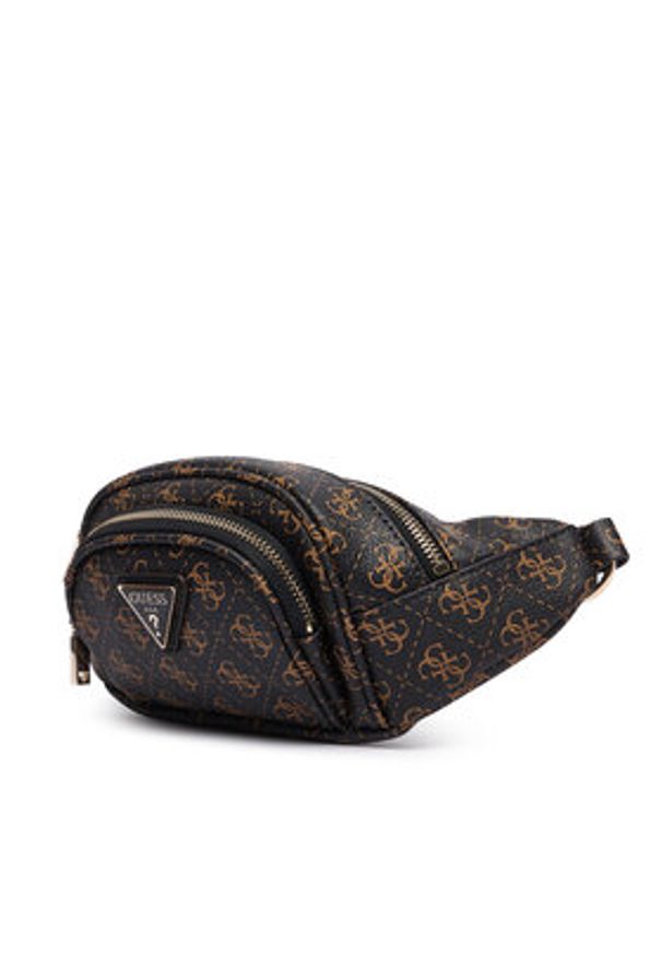 Guess Nerka Latona Travel TWHQ92 11080 Czarny. Kolor: czarny. Materiał: skóra