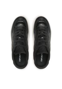 Emporio Armani Sneakersy X4X609 XN734 A083 B Czarny. Kolor: czarny. Materiał: skóra #4