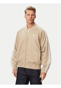Adidas - adidas Bluza Sst Adicolor Classics Cotton Twill KR1369 Beżowy Regular Fit. Kolor: beżowy. Materiał: bawełna #1