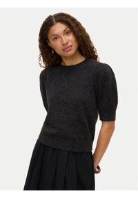 Vero Moda Sweter Doffy 10278313 Brązowy Regular Fit. Kolor: brązowy. Materiał: syntetyk