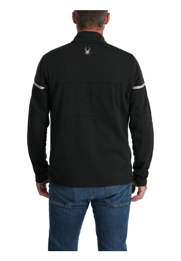 Bluza polarowa męska Spyder Speed Fleece 1/2 Zip. Kolor: czarny. Materiał: polar. Sezon: zima. Sport: narciarstwo