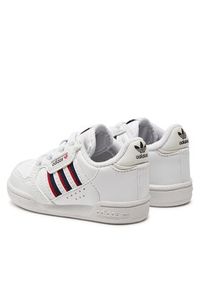 Adidas - adidas Buty Continental 80 Stripes El S42613 Biały. Kolor: biały. Materiał: skóra