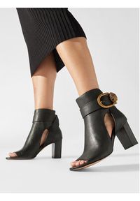 Kurt Geiger Botki 225-Mayfair Peep Toe Boot 9989300109 Czarny. Nosek buta: otwarty. Kolor: czarny #6