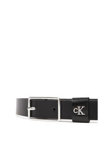 Calvin Klein Pasek Damski LV04F7050G Czarny. Kolor: czarny. Materiał: skóra #3