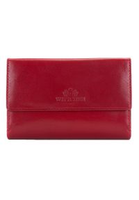 Wittchen - Damski portfel ze skóry poziomy. Kolor: czerwony. Materiał: skóra #1
