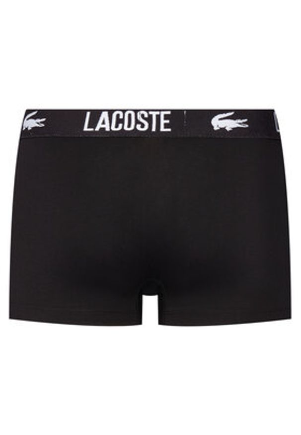 Lacoste Komplet 3 par bokserek 5H2393 Czarny. Kolor: czarny. Materiał: bawełna