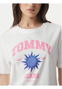 Tommy Jeans T-Shirt Novelty DW0DW23159 Biały Relaxed Fit. Kolor: biały. Materiał: bawełna #5