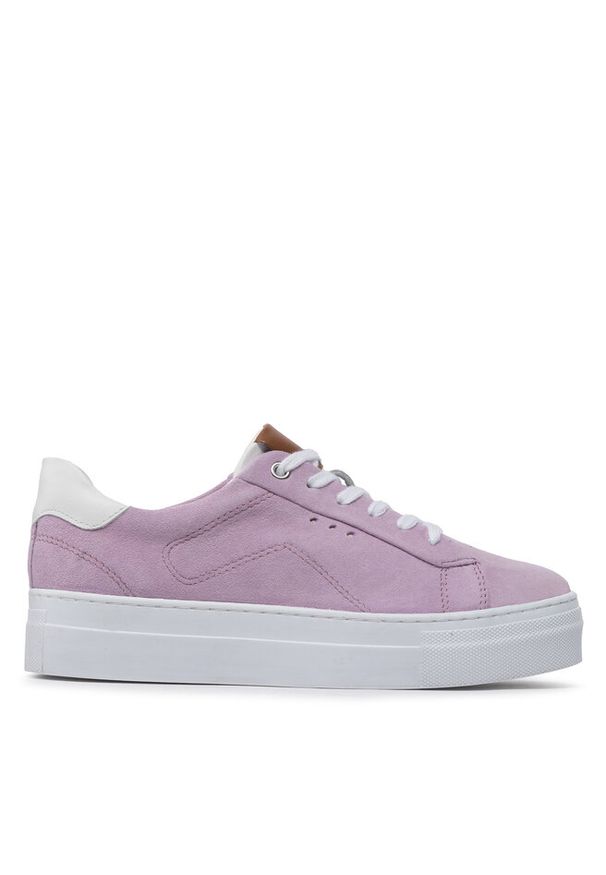 Sneakersy Bata. Kolor: fioletowy