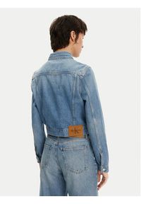 Calvin Klein Jeans Kurtka jeansowa 90's J20J225184 Niebieski Regular Fit. Kolor: niebieski. Materiał: bawełna