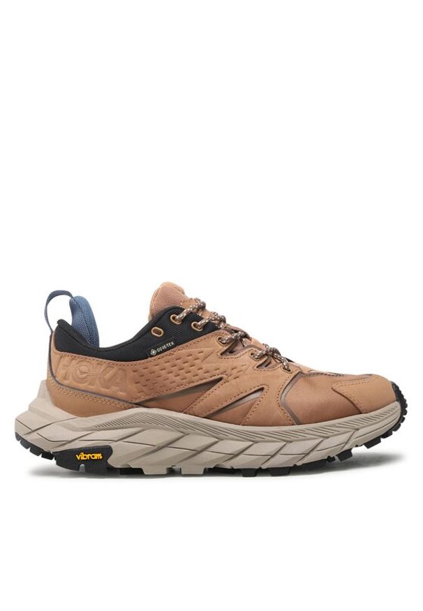 HOKA - Hoka Trekkingi W Anacapa Low Gtx GORE-TEX 1119373 Brązowy. Kolor: brązowy. Materiał: materiał