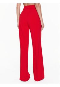 Pinko Spodnie materiałowe Sbozzare 100055 7624 Czerwony Regular Fit. Kolor: czerwony. Materiał: materiał, syntetyk