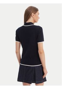 Lacoste Polo AF9430 Granatowy Regular Fit. Typ kołnierza: polo. Kolor: niebieski. Materiał: wiskoza #3