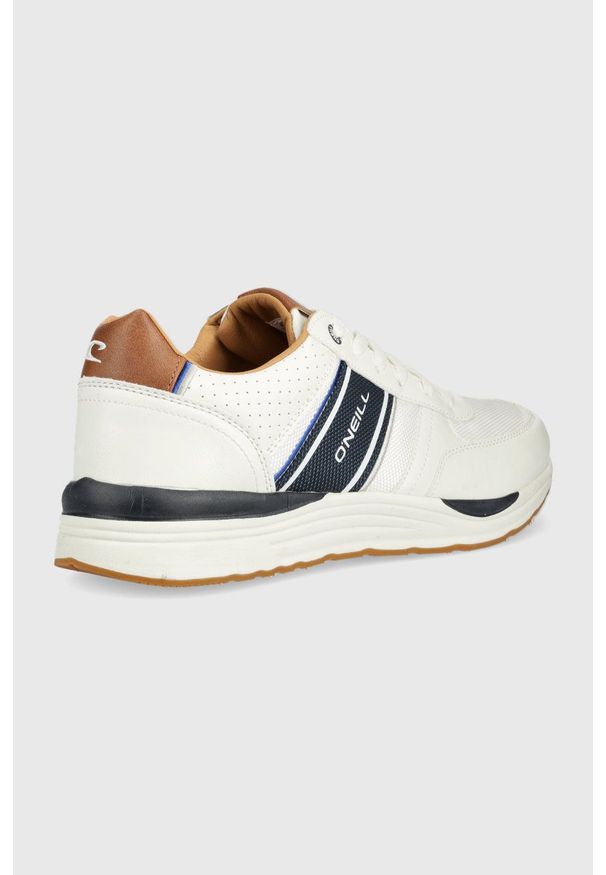 O'Neill sneakersy kolor biały. Nosek buta: okrągły. Zapięcie: sznurówki. Kolor: biały. Obcas: na obcasie. Wysokość obcasa: niski