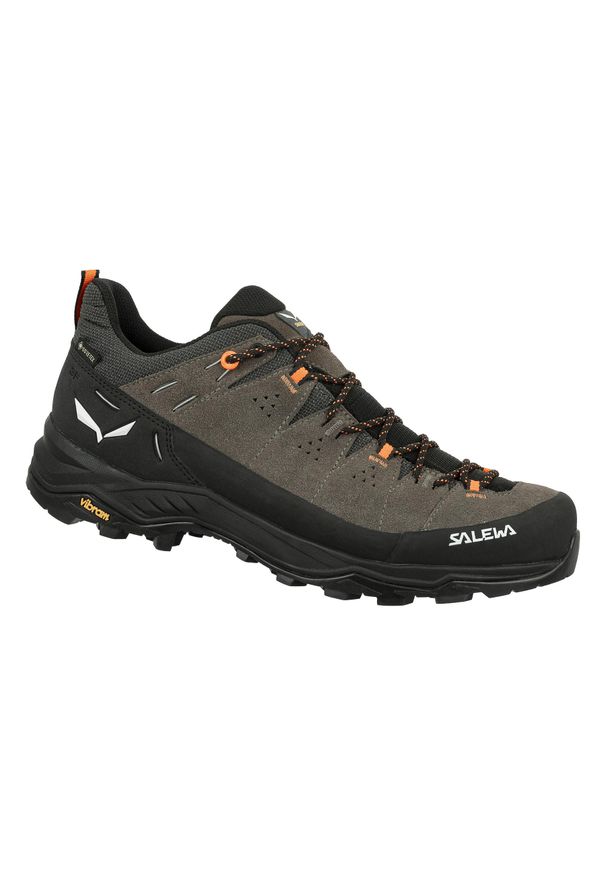 Buty Trekkingowe Męskie Salewa Alp Trainer 2 Gtx. Kolor: wielokolorowy, brązowy. Materiał: zamsz, materiał, syntetyk