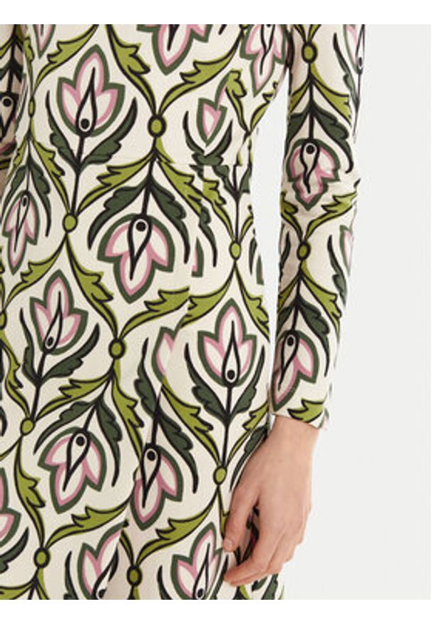 Weekend Max Mara Sukienka codzienna Rampur 2515621031 Zielony Regular Fit. Okazja: na co dzień. Kolor: zielony. Materiał: bawełna. Typ sukienki: proste. Styl: casual