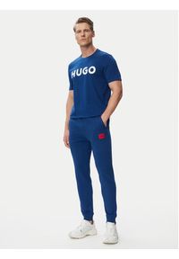 Hugo - HUGO Spodnie dresowe Doak212 50447963 Niebieski jasny Regular Fit. Kolor: niebieski. Materiał: bawełna #3