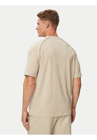 Hugo - HUGO T-Shirt 50563112 Beżowy Regular Fit. Kolor: beżowy. Materiał: bawełna #5