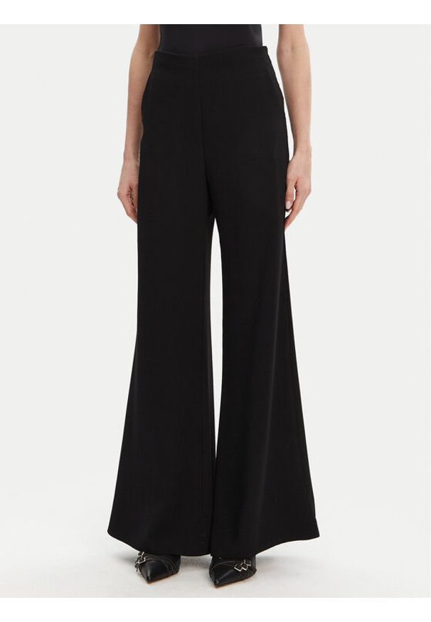 ACCESS FASHION Spodnie palazzo 53-5136-117 Czarny Regular Fit. Kolor: czarny. Materiał: syntetyk