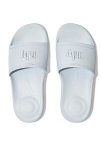 FIT FLOP - Plaskanie FITFLOP Iqushion, Kobiety. Kolor: niebieski. Materiał: guma, materiał