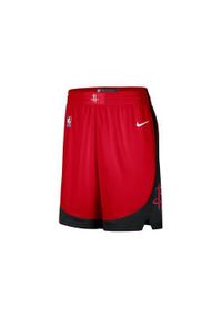 Spodnie koszykarskie męskie Nike Nba Houston Rockets. Kolor: wielokolorowy. Materiał: materiał, syntetyk. Długość: krótkie