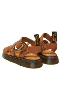 Dr. Martens Sandały Gryphin DM40625200 Brązowy. Kolor: brązowy. Materiał: nubuk, skóra #6
