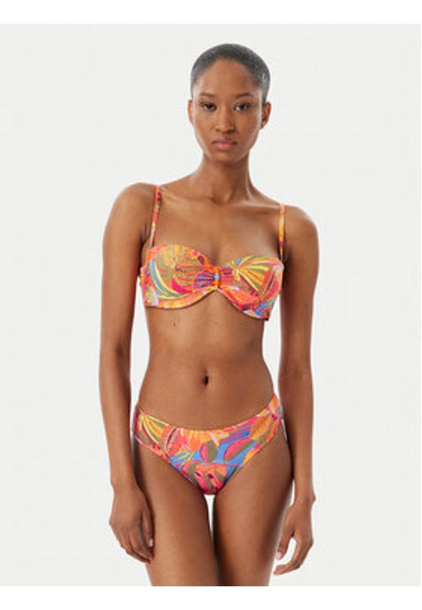 SELMARK - Selmark Dół od bikini BN902 Pomarańczowy. Kolor: pomarańczowy. Materiał: syntetyk