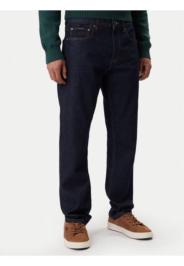 Quiksilver Jeansy Modern Wave EQYDP03496 Granatowy Regular Fit. Kolor: niebieski