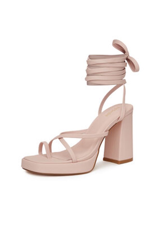 DeeZee Sandały 2335-3 Różowy. Kolor: różowy. Materiał: materiał