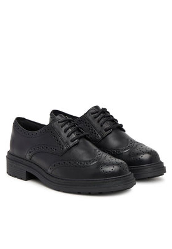 Clarks Oxfordy Orinoco3 Derby 26183170 Czarny. Kolor: czarny. Materiał: skóra