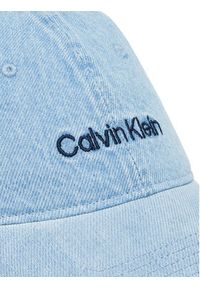 Calvin Klein Czapka z daszkiem Small Monogram LV04K5065G Niebieski. Kolor: niebieski. Materiał: bawełna #2