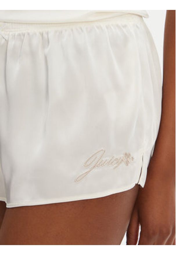 Juicy Couture Szorty piżamowe JCLHS125512 Écru Regular Fit. Materiał: syntetyk