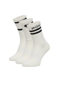Roxy Skarpety CEO_AS_ROXY_11_W_AW25 (3-PACK) Biały. Kolor: biały. Materiał: materiał, bawełna
