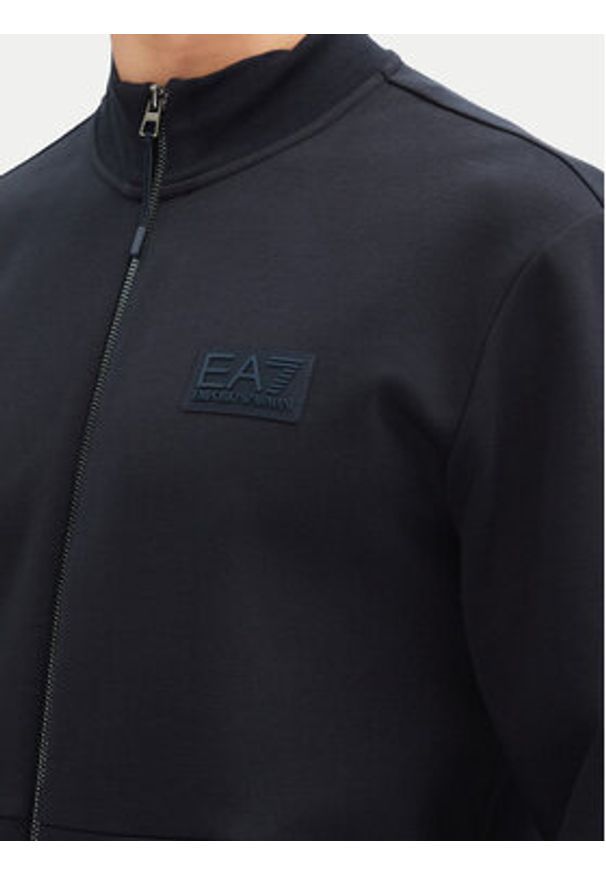 EA7 Emporio Armani Bluza 7M000093 AF12116 UB102 Granatowy Regular Fit. Kolor: niebieski. Materiał: bawełna