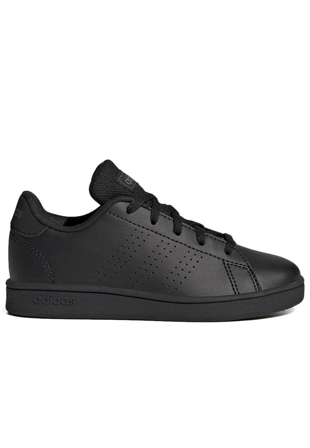 Adidas - Buty adidas Advantage Lifestyle Court Lace GW6484 - czarne. Zapięcie: pasek. Kolor: czarny. Materiał: materiał, syntetyk, skóra, guma. Szerokość cholewki: normalna. Wzór: paski. Model: Adidas Advantage
