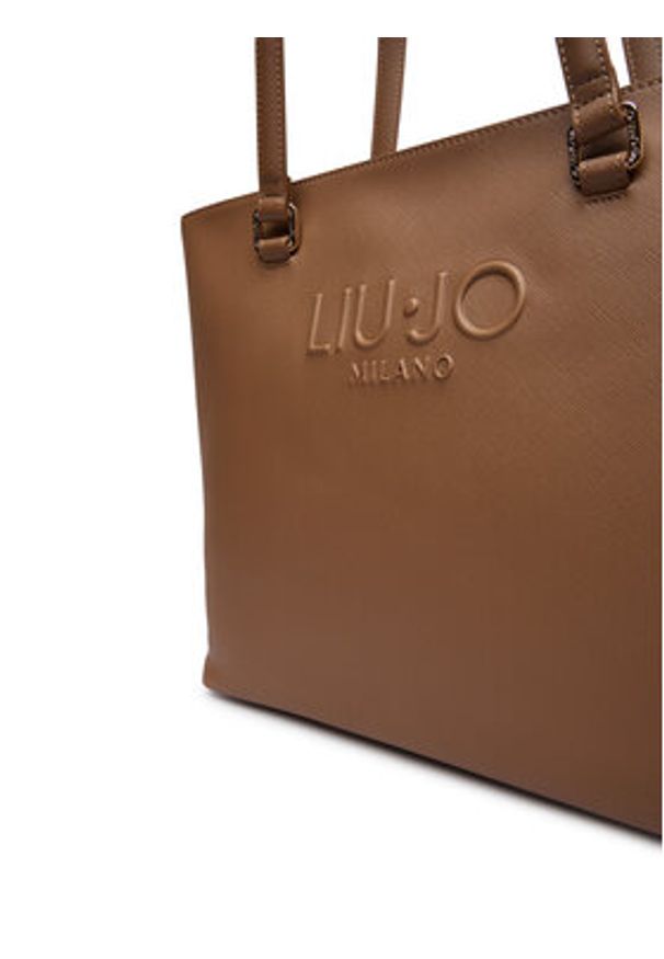 Liu Jo Torebka Halona AF5321 E0087 Brązowy. Kolor: brązowy. Materiał: skórzane
