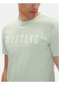 Mustang T-Shirt Austin 1016480 Zielony Regular Fit. Kolor: zielony. Materiał: bawełna #4