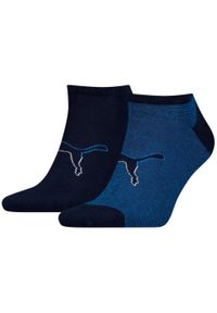 ZEAGLE - Skarpetki Puma Big Cat Niebieskie 43-46 - Oddychające i Sportowe. Kolor: szary, niebieski, wielokolorowy. Materiał: bawełna #1
