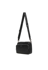 Calvin Klein Saszetka Emblem Emboss Camera Bag LV04D3203G Czarny. Kolor: czarny. Materiał: skóra #5