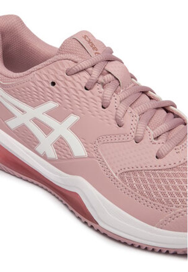 Asics Buty do tenisa Gel-Dedicate 8 Clay 1042A255 Różowy. Kolor: różowy. Materiał: skóra. Sport: tenis