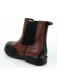 Buty robocze ochronne Lavoro 6036.42 brązowe czarne. Kolor: brązowy, wielokolorowy, czarny. Materiał: skóra. Szerokość cholewki: normalna #9